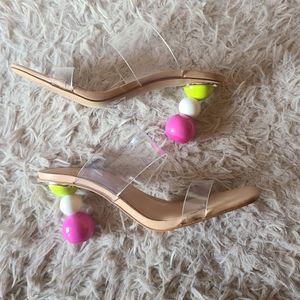 INC INTERNATIONAL CONCEPTS WOMEN'S LOMARI BALL-HEEL SLIDES 6M